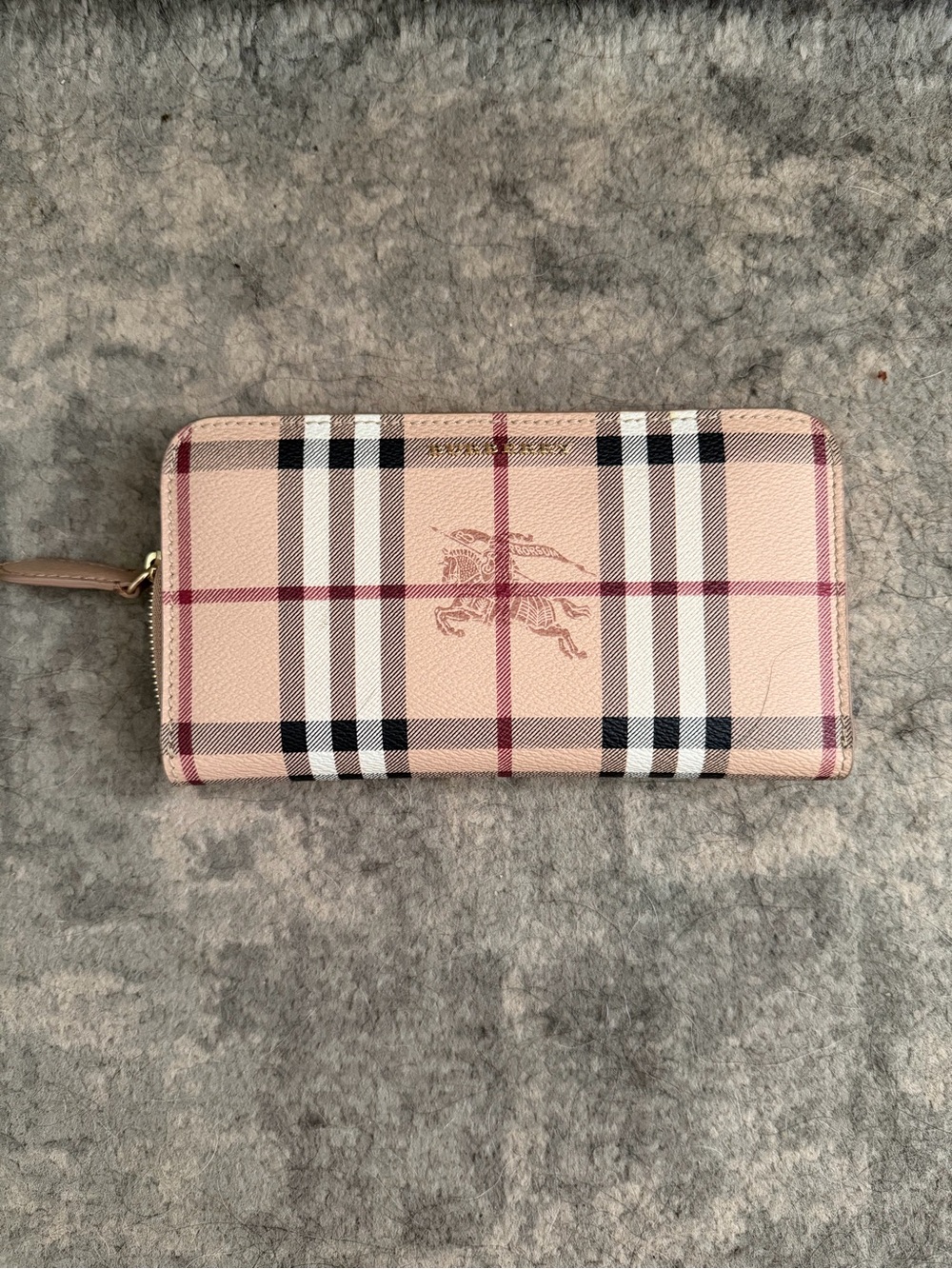 Burberry Nova Check Zip Wallet